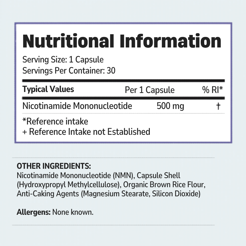 NMN | 500mg Capsules